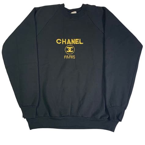 chanel paris sweatshirt womens|Chanel cardigan suit 50s women's.